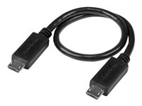 StarTech.com USB On-The-Go USB-kabel 20.32cm Sort