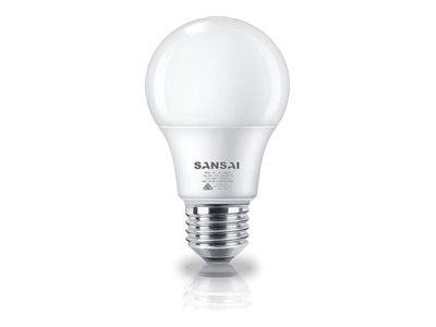 Sansai, LED light bulb, shape: A60, E27, 7 W, warm white light, 3000 K