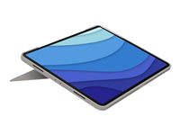 Logitech Combo Touch Tastatur og folio-kasse 16-niveau Kabling USA internationalt Apple 12.9-inch iPad Pro (5. generation)