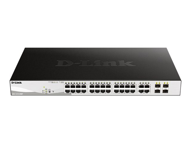 D-LINK 28-Port Layer2 PoE+ Smart Switch DGS-1210-28MP/E