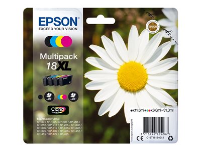 EPSON Tinte Multipack 18XL Claria Home - C13T18164012