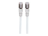 Intellinet Network Patch Cable, Cat6, 3m, White, Copper, S/FTP, LSOH / LSZH, PVC, RJ45, Gold Plated Contacts, Snagless, Boote