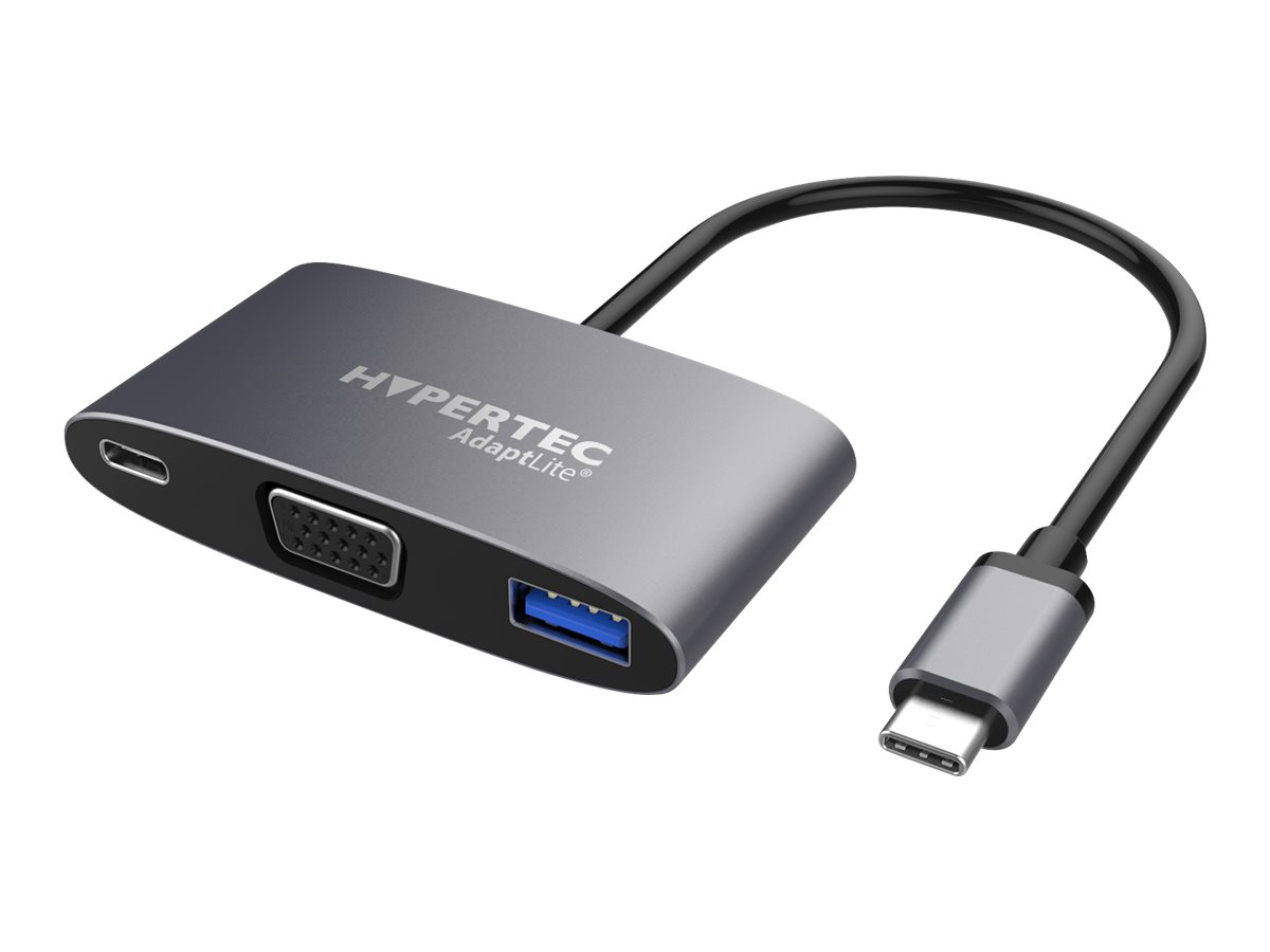 An image of Hypertec AdaptLite VGA - docking station - USB-C 3.1 - VGA