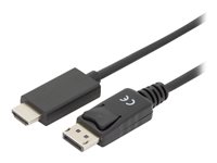 ASSMANN Video/audiokabel DisplayPort / HDMI 1m Sort