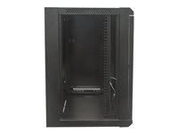 Intellinet Network Cabinet, Wall Mount (Standard), 9U, Usable Depth 260mm/Width 510mm, Black, Flatpack, Max 60kg, 19", Metal 