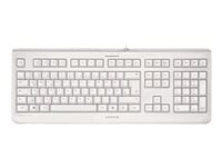 CHERRY KC 1068 - Keyboard - USB - UK English QWERTY layout - pale grey