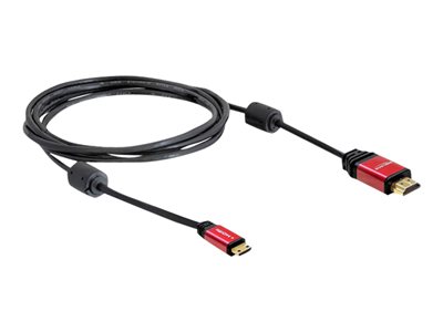 DELOCK HDMI Kabel Ethernet A -> mini C St/St 5.00m Premium