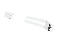 Heckler Design H707 - Mounting kit (2 brackets) - for sound bar - steel - white - cart mountable - for AVer VB342+; JBL Pro SoundBar PSB-1; Logitech Rally