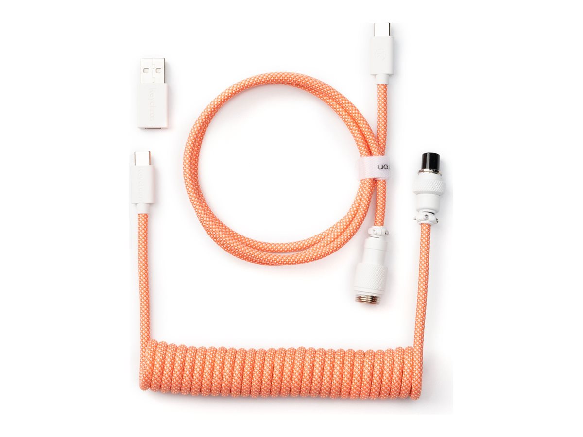 Keychron USB-C cable USB-C to USB-C 1.36 Product shot Front 79800