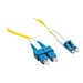 Axiom LC-SC Singlemode Duplex OS2 9/125 Fiber Optic Cable