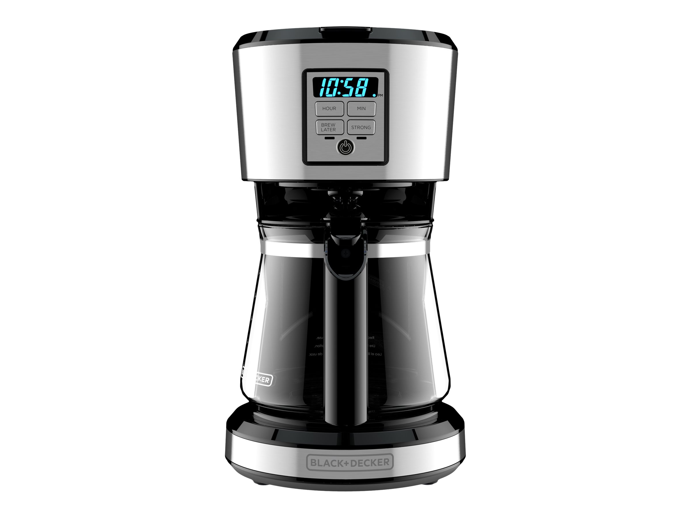 Black & Decker Programmable 12 Cup Coffee Maker - Black/Stainless - CM1231SC