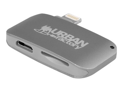 Urban Factory Card Reader for output Lightning, In: micro SD & micro USB 