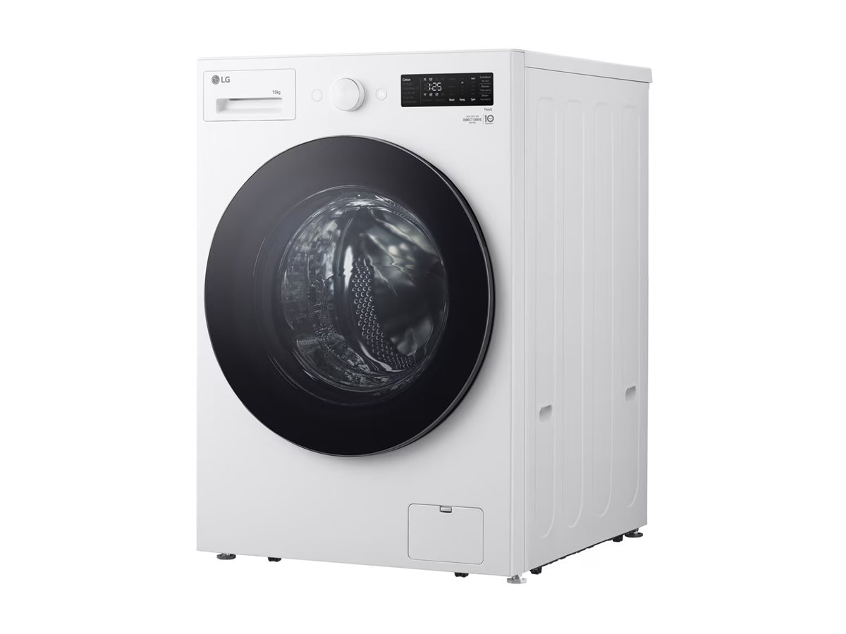 An image of LG F0Z8016TWC washing machine - front loading - freestanding - essence white