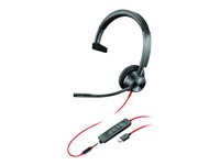 Poly Blackwire 3315 Kabling Headset Sort