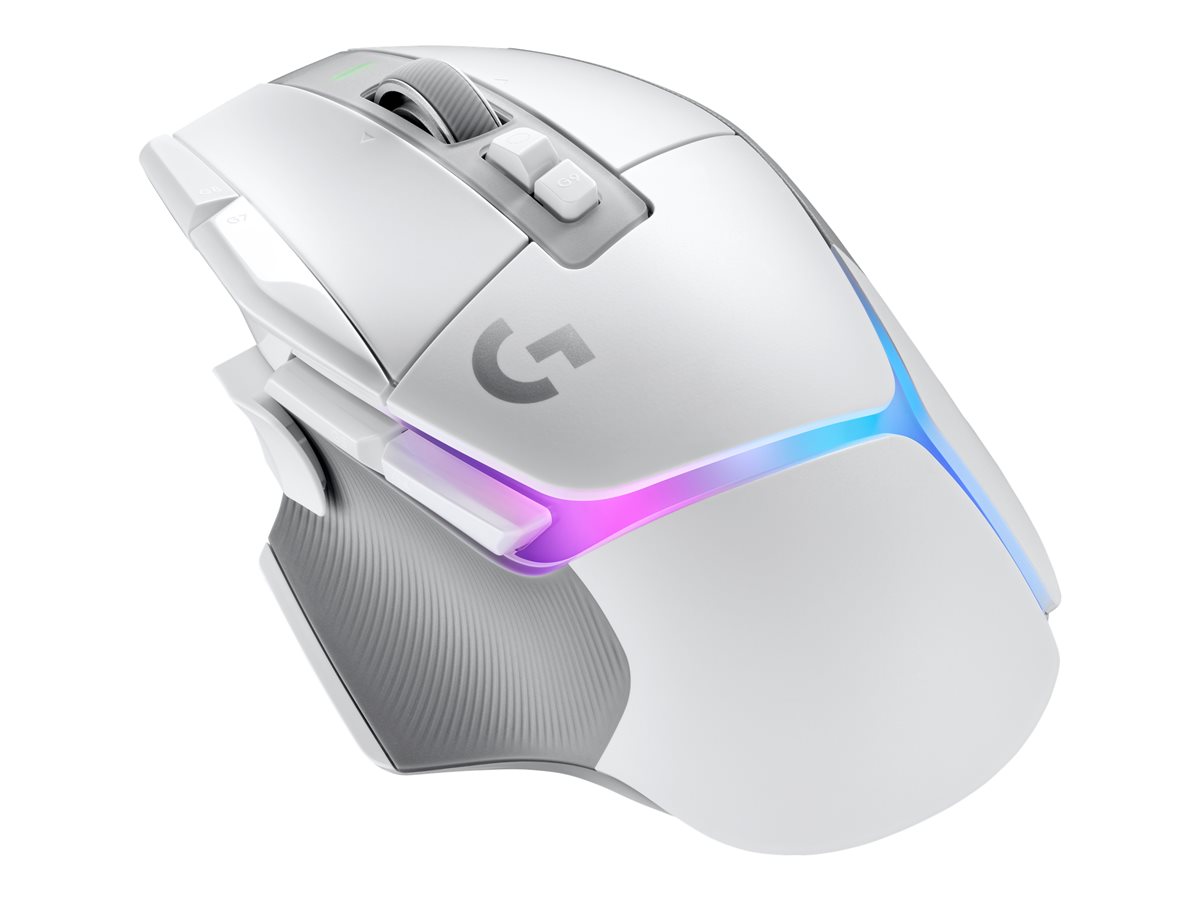 Logitech G G502 X PLUS - myš - 2.4 GHz - bílá – foto 3