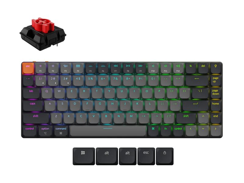 Keychron K3 Version 3 keyboard QMK  mechanical 75% compact Input Usage / lifestyle Right-angle 72740