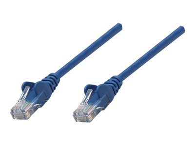 Network Patch Cable, Cat5e, 1m, Blue, CCA, U/UTP, 