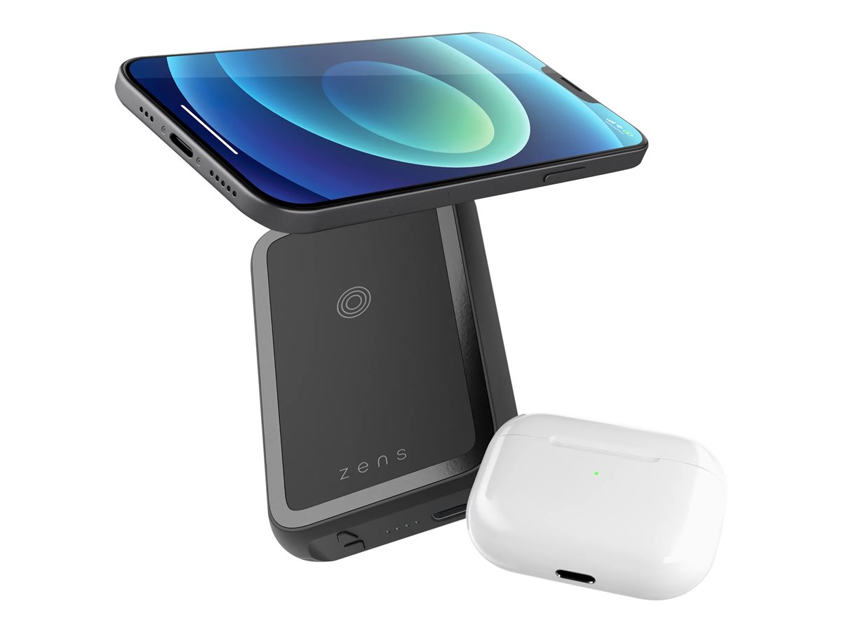 Zens MagSafe 4000 mAh Wireless Powerbank StandQiTX – foto 2