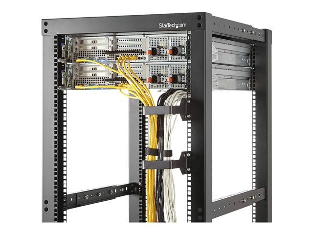CMHOOKMW 6 cm x 10 cm StarTech.com Anneau de gestion de câbles multidirectionnel vertical pour racks de serveur 