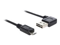 DeLOCK Easy USB 2.0 USB-kabel 50cm Sort