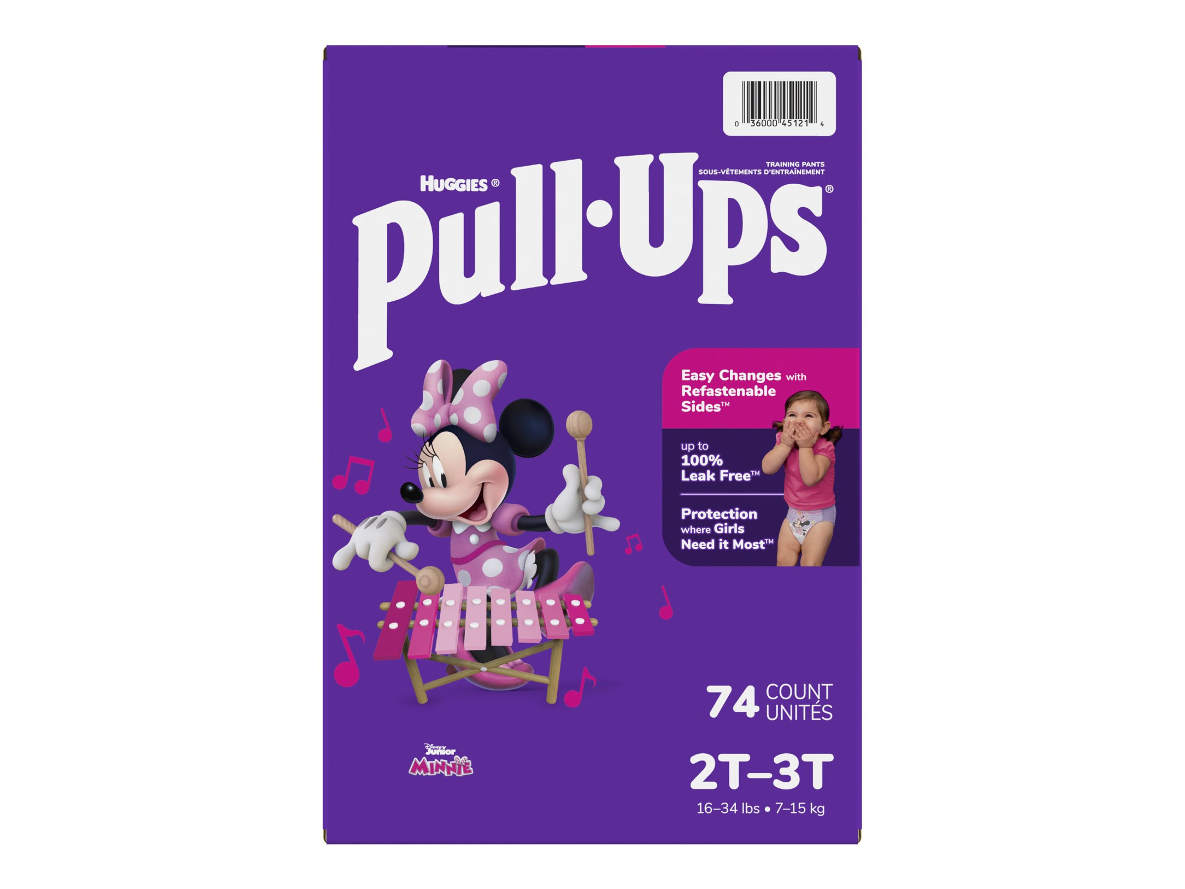 Pampers Easy Ups Training Pants Girls 2T-3T (16-34 lbs), 74 count - Foods  Co.