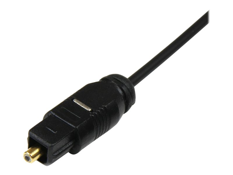 StarTech.com Câble Toslink (SPDIF) Audio Numérique Optique 4,5 m - Cordon Optique  Audio Toslink - Connecteurs Métal Plaqué Or - Mâle/Mâle - câble audio  numérique (optique) - SPDIF - 4.6 m (THINTOS15)