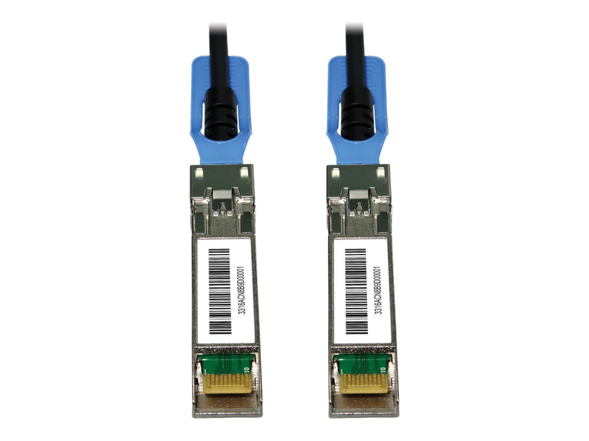 Eaton Tripp Lite Series SFP28 to SFP28 25GbE Passive Twinax Copper Cable (M/M), SFP-H25G-CU3M Compatible, Black, 3 m (9.8 ft.)