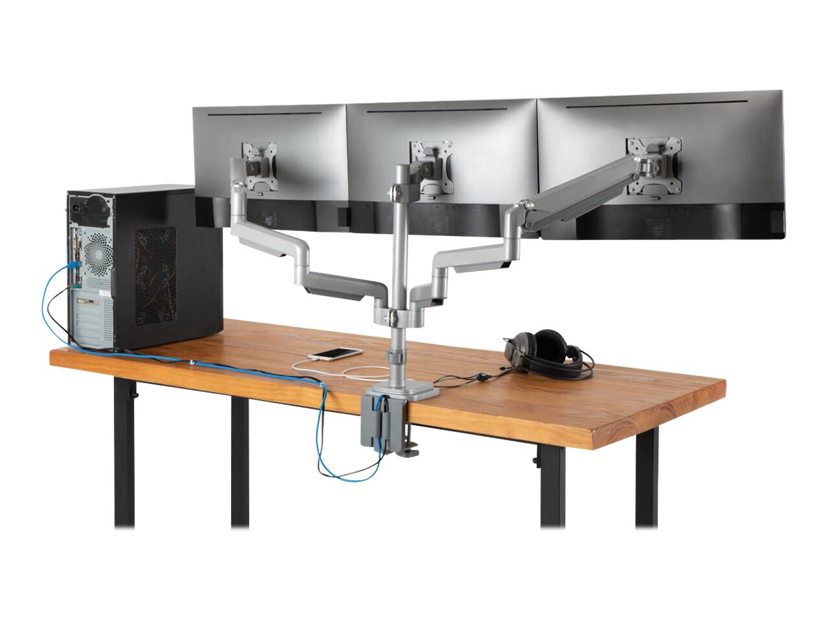 Desktop Clamp Tripp Lite Triple-Display Flex-Arm Desktop Clamp for 17