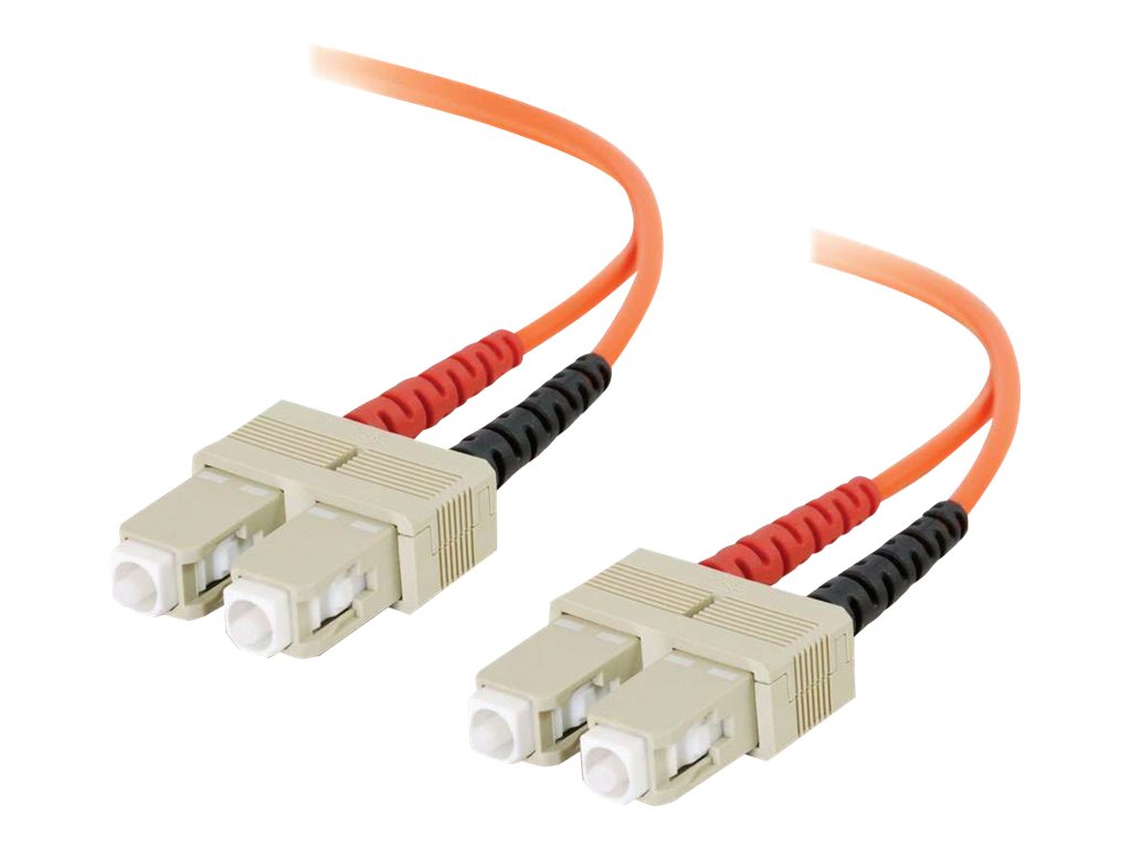 An image of C2G Low-Smoke Zero-Halogen - patch cable - 3 m - 3 m - orange