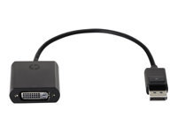 HP - DVI cable - DisplayPort (M) to DVI-D (F) - 7.5 in - for Elite 800 G9; EliteDesk 80X G8; ProDesk 405 G8; ProOne 440 G9; Workstation Z2 G9