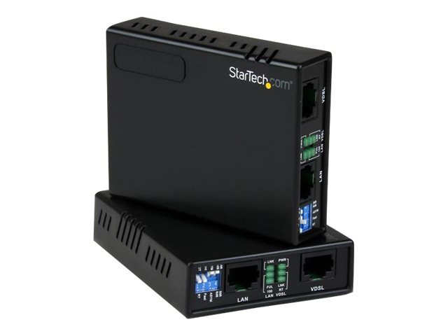 StarTech.com 10/100 Mbps VDSL2 Ethernet Extender Kit over Single Pair Wire