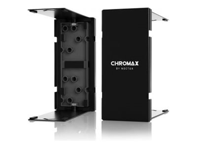 Noctua chromax.black NA-HC8 heatsink Product shot Multi-angle 78350
