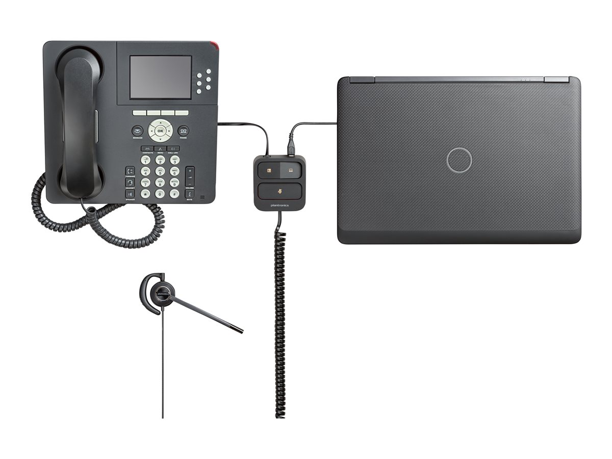 Poly EncorePro 530 Headset +Quick Disconnect EMEA-INTL English Loc-Euro plug – foto 5