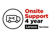 Lenovo Onsite Upgrade - Extended service agreement - parts and labor (for system with 3 years on-site warranty) - 4 years (from original purchase date of the equipment) - on-site - for ThinkStation P410; P500; P510; P520; P520c