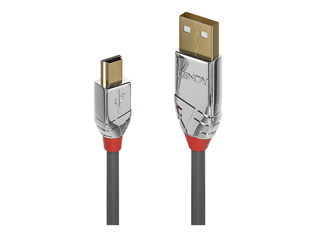 C ble USB 2.0 Type A vers Mini-B, Cromo Line, 3m