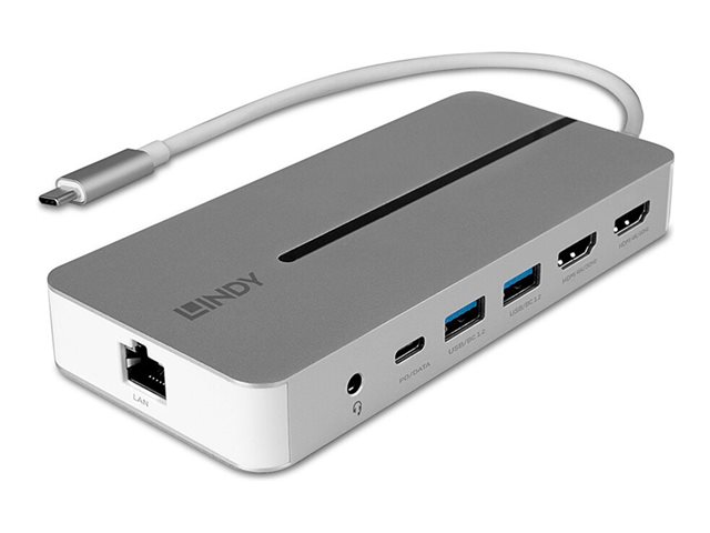 Lindy Docking Station Usb C 32 2 X Hdmi 1gbe