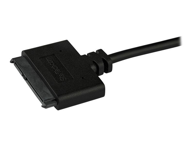 StarTech.com Adaptateur USB 3.0 vers SATA III pour DD / SSD SATA 2,5 avec  UASP - Câble USB 3 SATA III 6.0 Gbit/s - Noir (USB3S2SAT3CB)