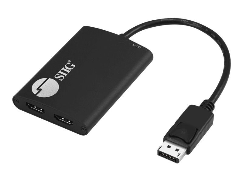 SIIG 1x2 DP 1.2 to HDMI MST Splitter