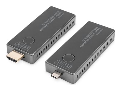 DIGITUS 4K wireless Video Extender Set USB-C -> HDMI  30m