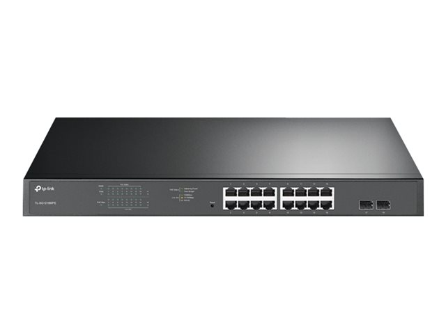 Image of TP-Link JetStream TL-SG1218MPE - switch - 16 ports - smart - rack-mountable