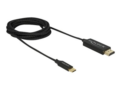 DELOCK USB Typ-C > HDMI Kabel (DP Alt Mode) 4K 60Hz 2m koax. - 84905