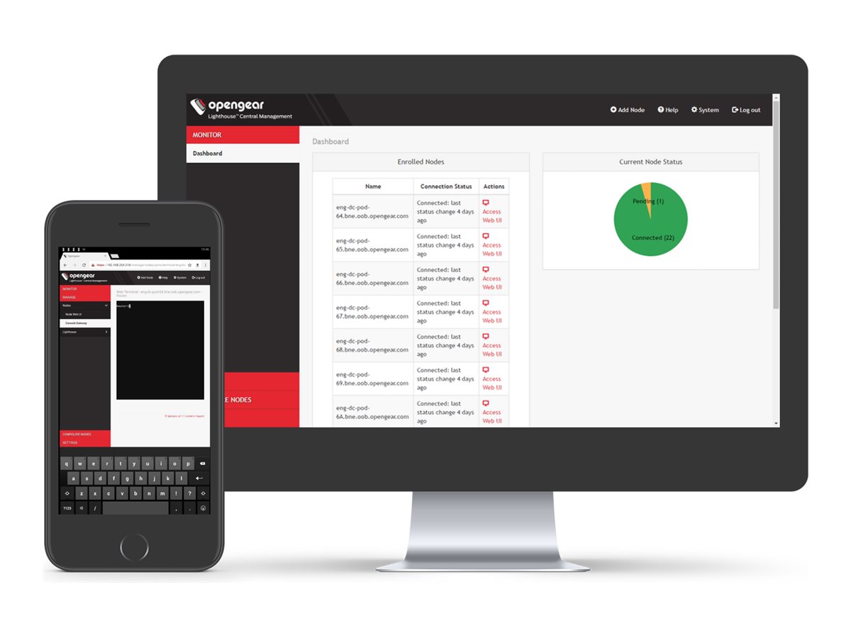 Opengear Lighthouse - Subscription license (1 year)