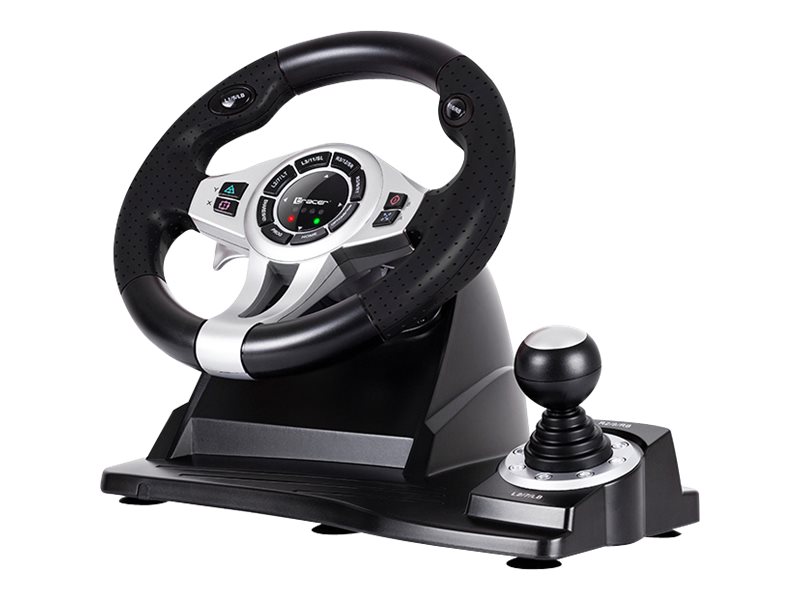 Tracer Roadster 4 in 1 Sæt med rat, pedaler og håndtag til gearskifte PC Sony PlayStation 3 Microsoft Xbox Sony PlayStation 4 | Stort udvalg, lave og service i topklasse