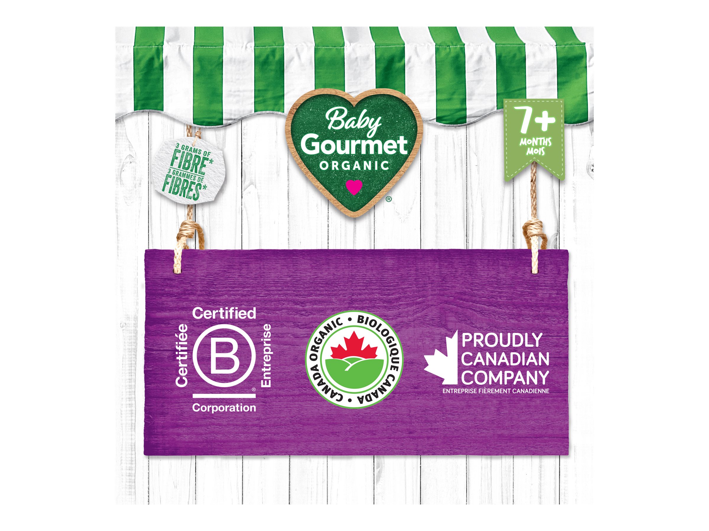 Baby Gourmet Plus Baby Food - Wildberries Rhubarb Kale & Quinoa - 128ml