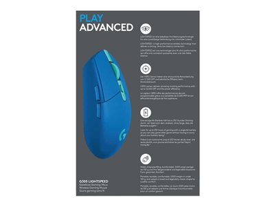 LOGI G305 LightSpeed Wireless Mouse blue
