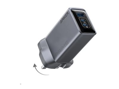 Prime A2688 power adapter - foldable, GaN - 2 x US
