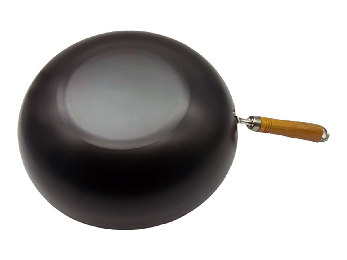 Starfrit Carbon Steel Wok - Black - 32cm