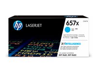 HP 657X LJ Toner Cartouche Cyan HY