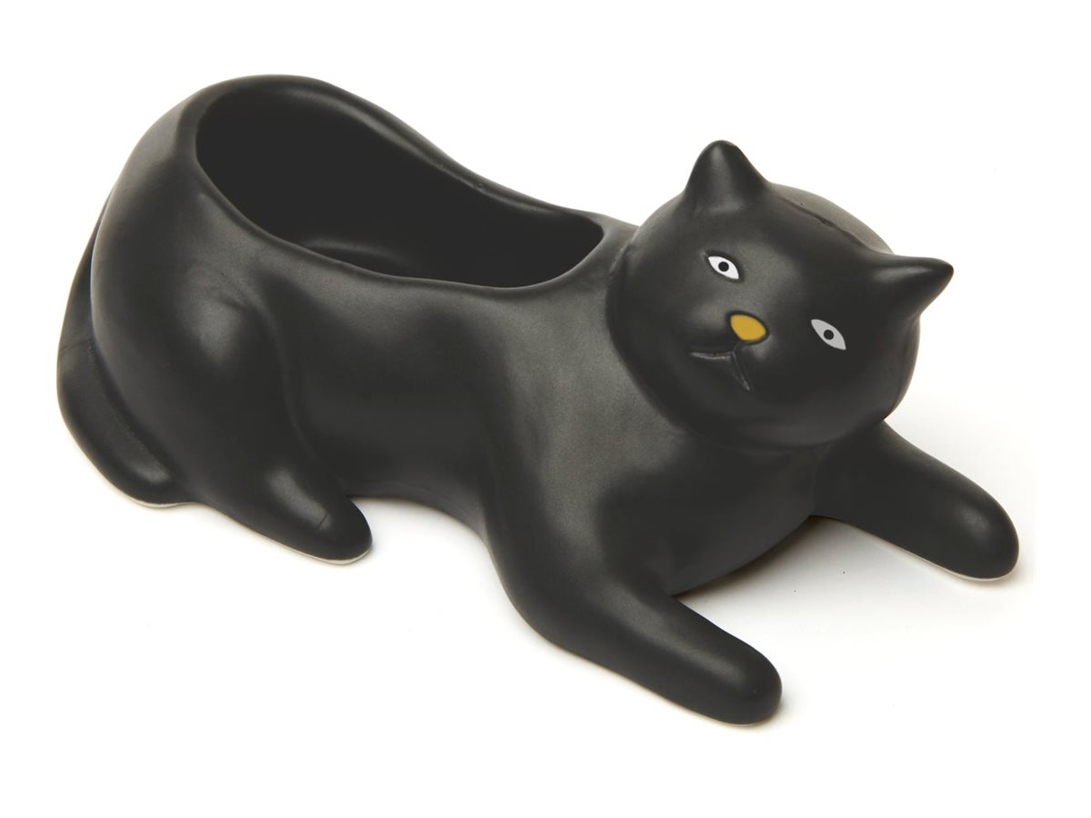 Kikkerland Cosmo the Black Cat Planter