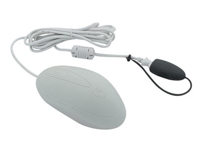 Seal Shield Waterproof - Mouse - optical - 5 buttons - wired - PS/2, USB - white